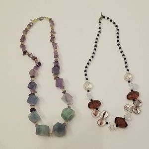 Necklaces - Real Stones.  Wholesale Avail!